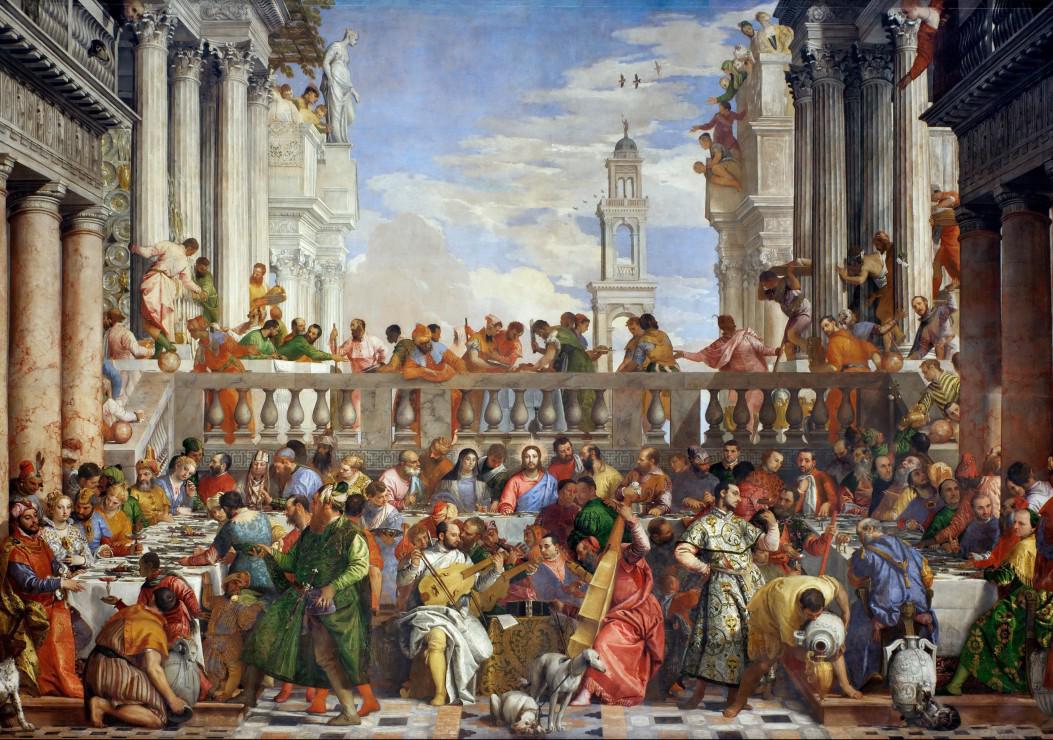Puzzle Paolo Veronese - Poroka v Kani, 1563