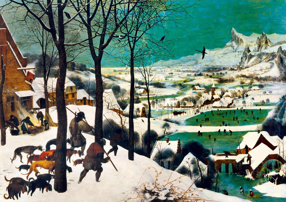 Puzzle Pieter Bruegel the Elder - Hunters in the Snow (Win
