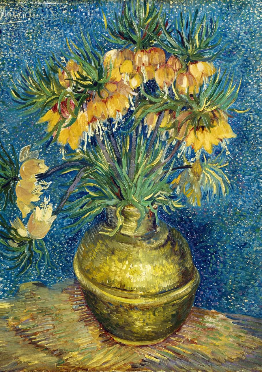 Puzzle Vincent van Gogh: Rebčík kráľovský v medenej váze