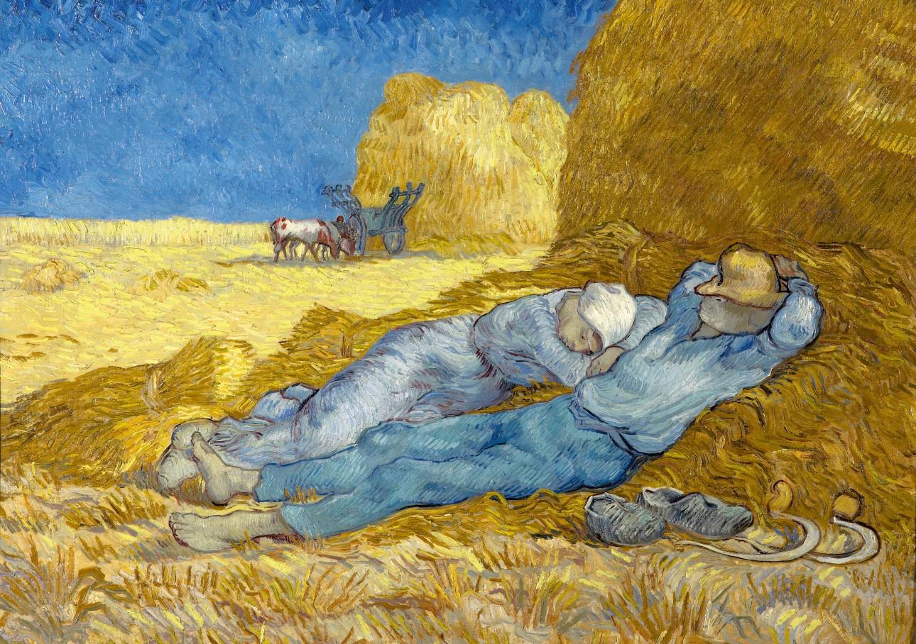 Puzzle Vincent Van Gogh - The siesta (after Millet), 1890