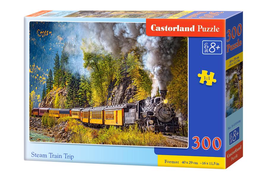 Puzzle Voyage en train à vapeur