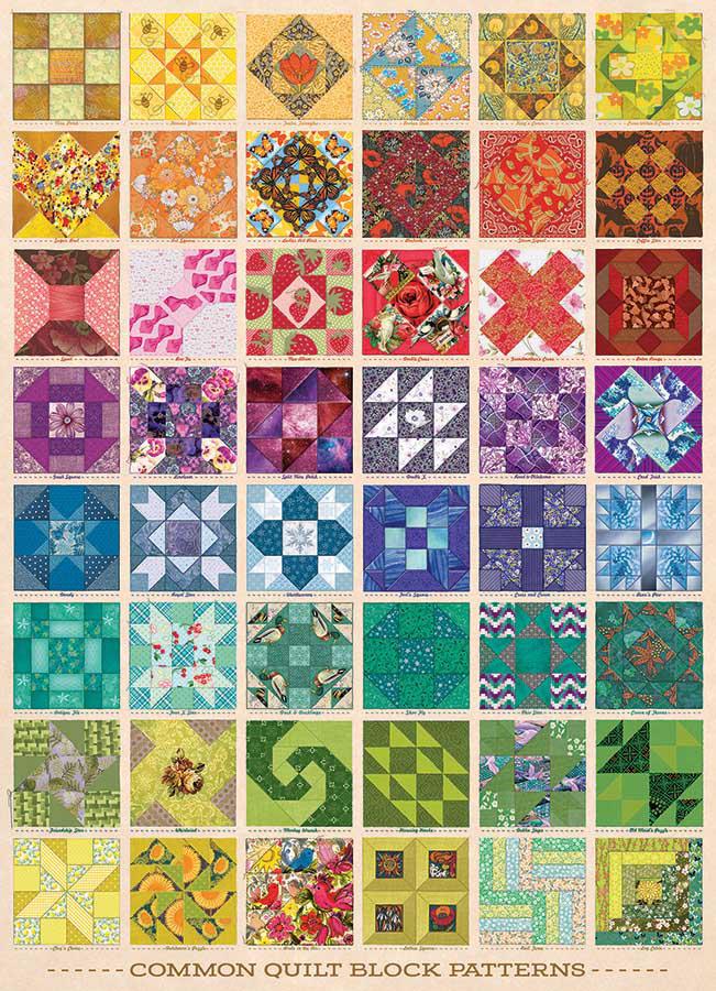 Puzzle Common Quilt Blocks