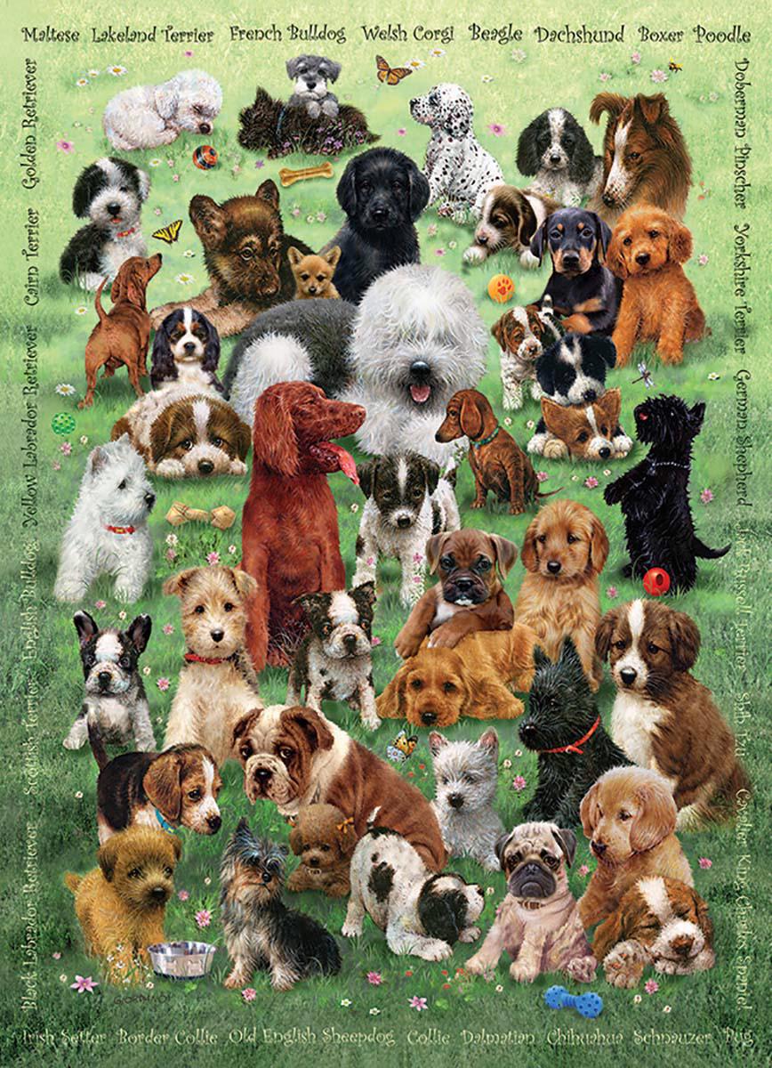 Puzzle Family Puzzle: Puppy Love 350 dielikov