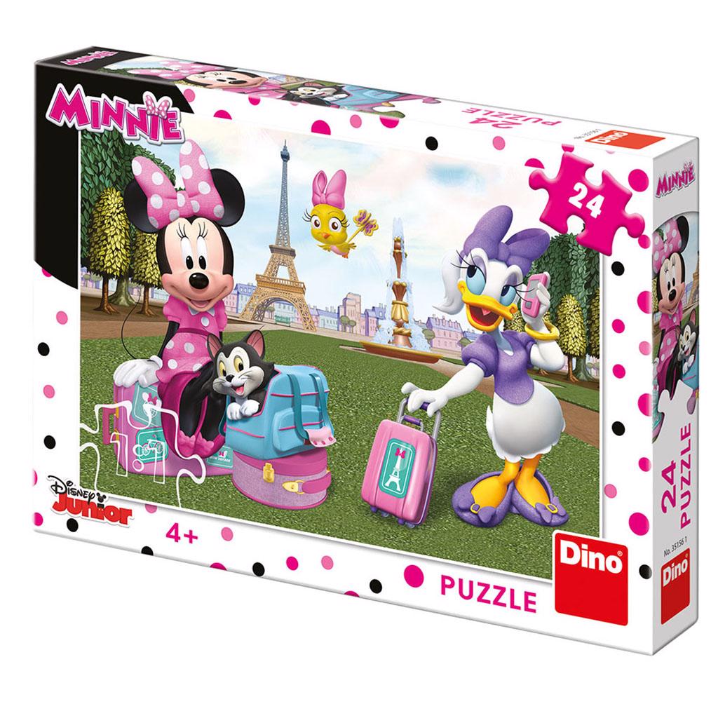 Puzzle Minnie in Paris 24 pieces