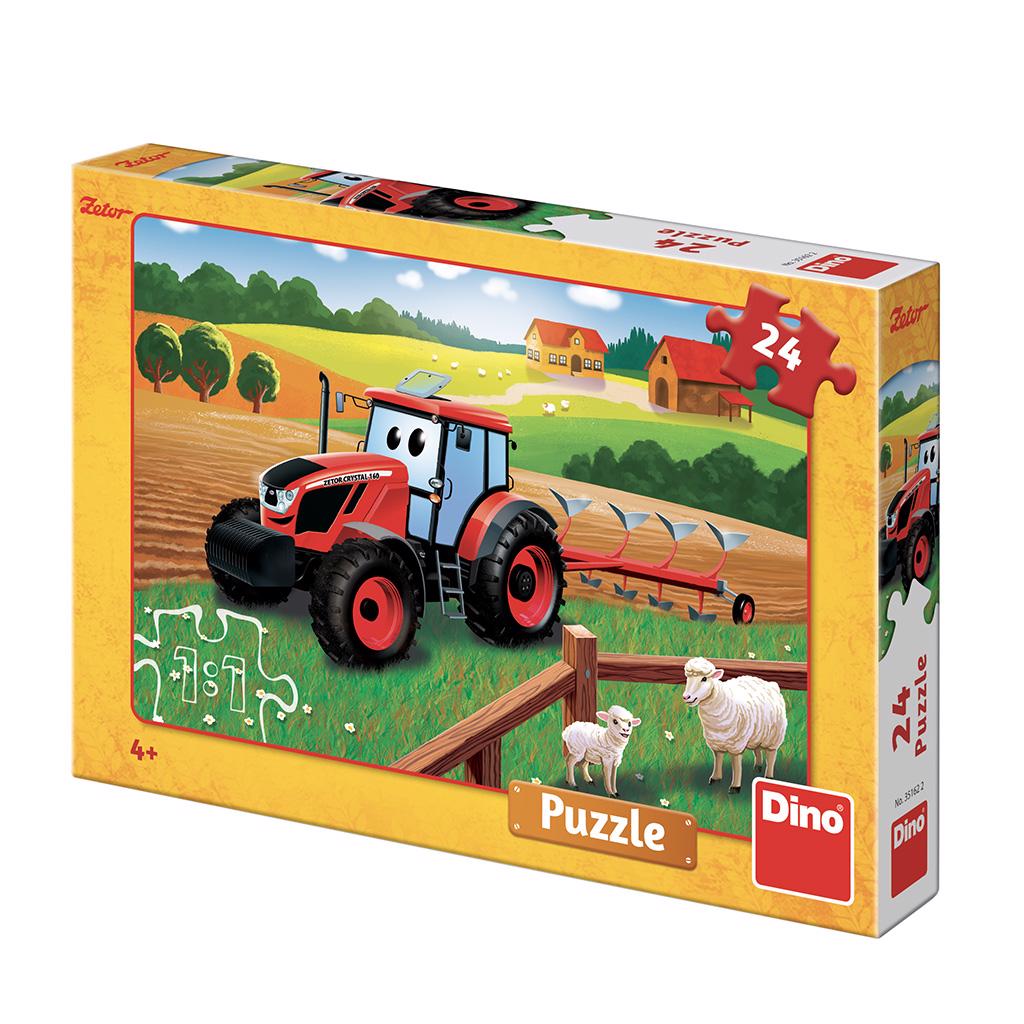 Puzzle Traktor Zetor: Orba 24 dílků