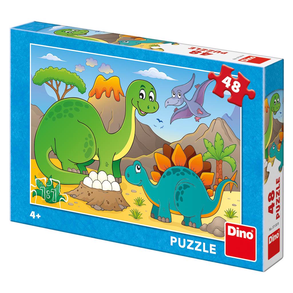 Puzzle Dinoszauruszok 48 darab