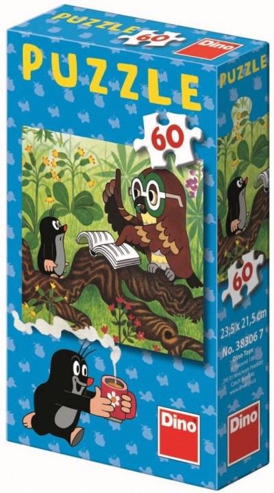 Puzzle The mole learns 60 pieces