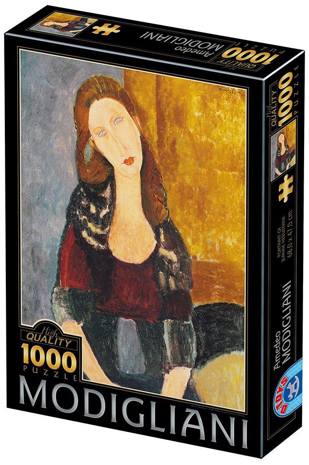 Puzzle Modigliani Amedeo: Portrét Jeanne Hébuterne