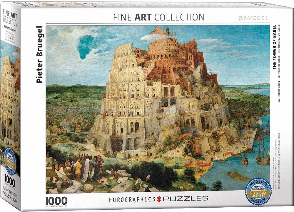 Kauwgom Geit Blind vertrouwen Puzzle Pieter Bruegel - De toren van Babel 1000, 1 000 stukken |  PuzzleMania.nl