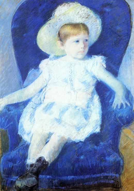 Puzzle Mary Cassatt: Elsie sur un Canapé Bleu, 1880