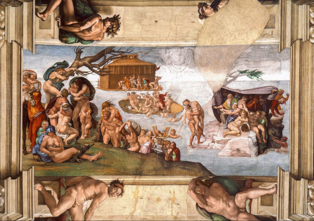 Puzzle Michelangelo Buonarroti: Sixtínska kaplnka (Detail)