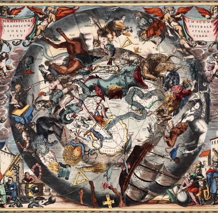 Puzzle Cellarius: Sternbilder der südlichen Hemisphäre