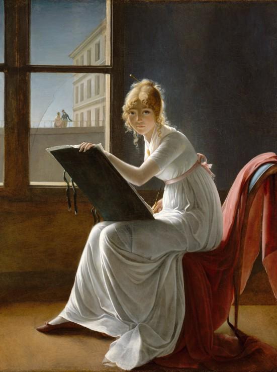 Puzzle Marie-Denise Villers: Jeune Femme Dessinant, 1801