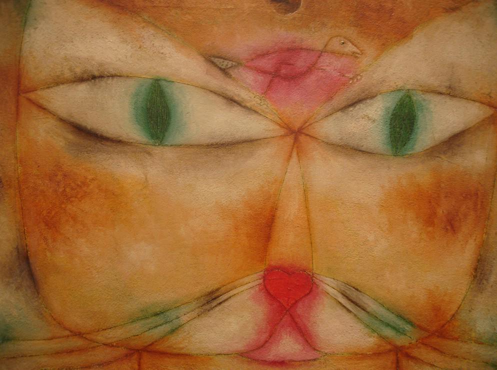 Puzzle Paul Klee: Mačka a vták, 1928