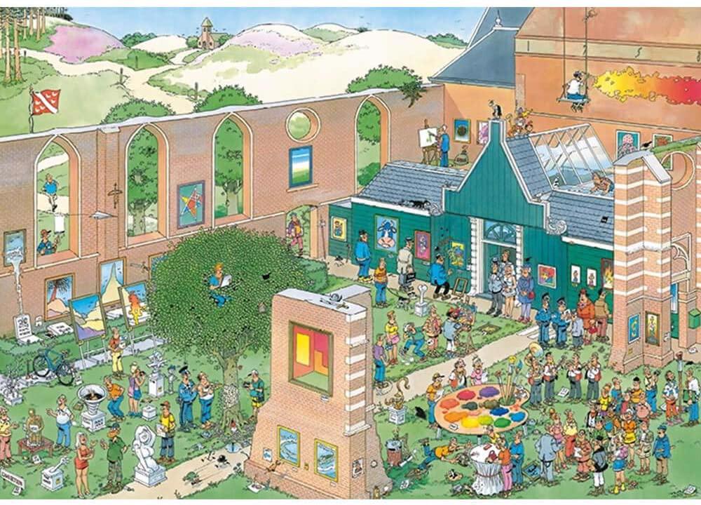 Puzzle Jan Van Haasteren - The Art Market 2000