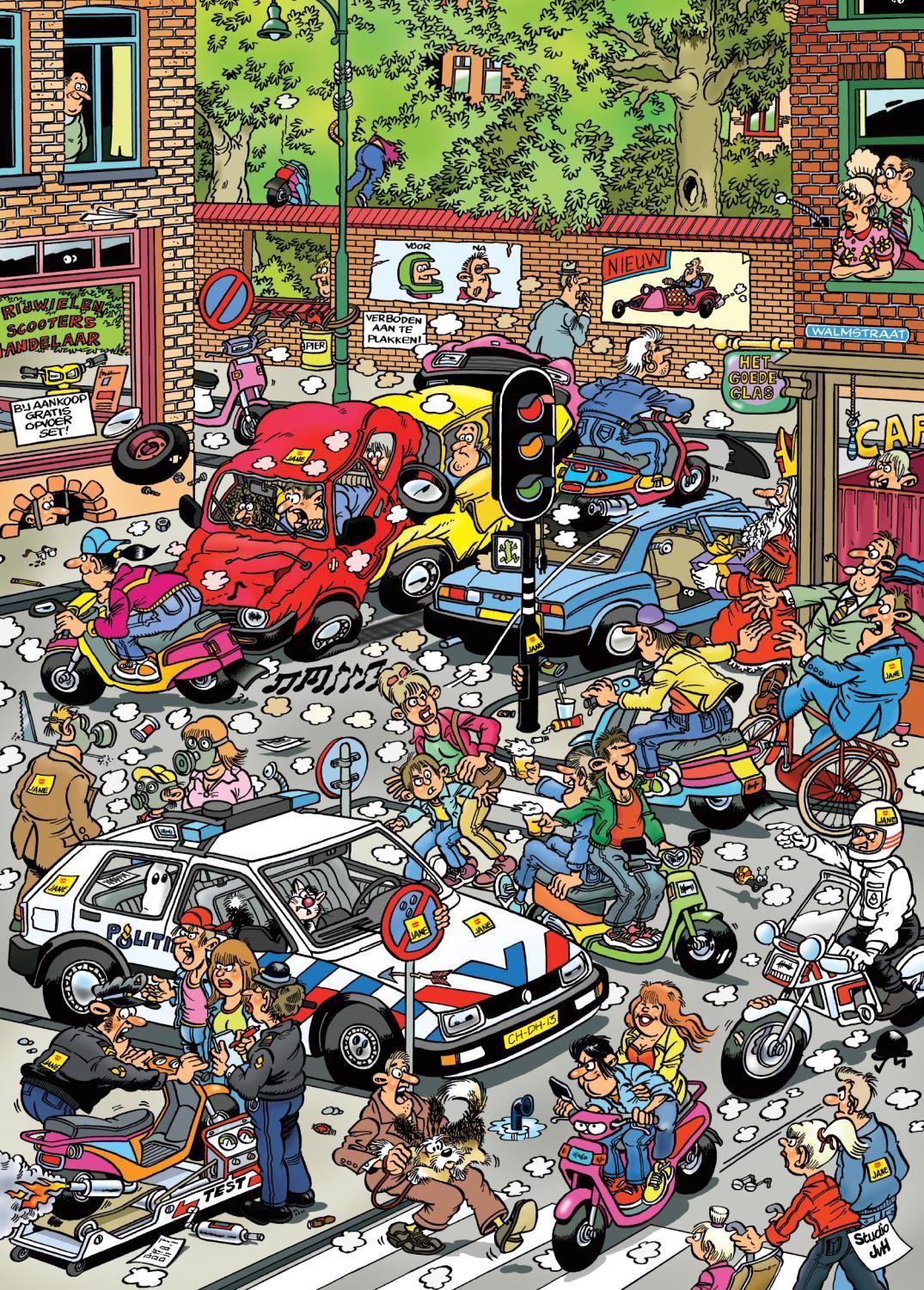 Puzzle Jan Van Haasteren: Traffic Chaos 500