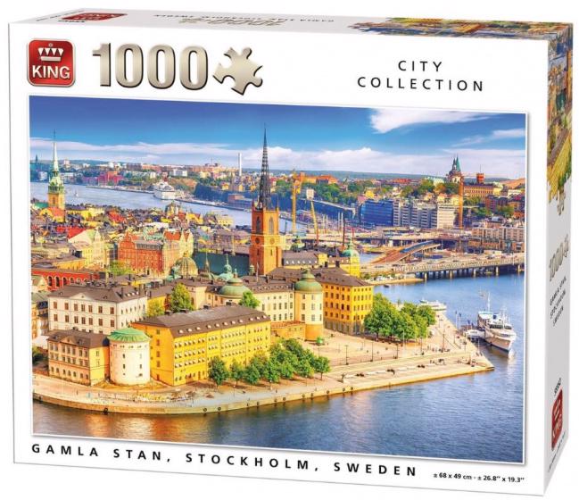 Puzzle Gamla Stan Stockholm, Suedia