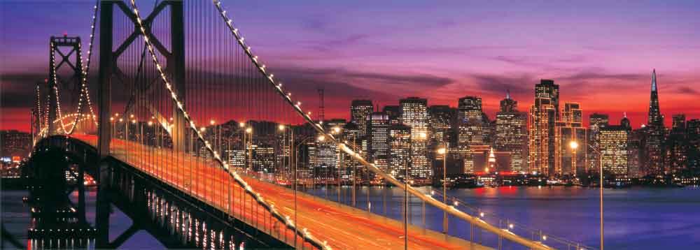 Puzzle Bridge Of San Francisco panorama