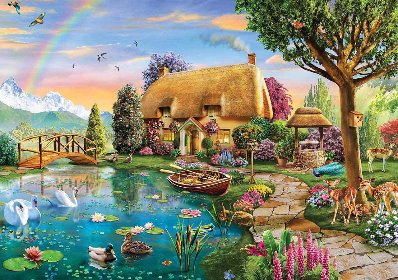 Puzzle Adrian Chesterman: Chata pri jazere