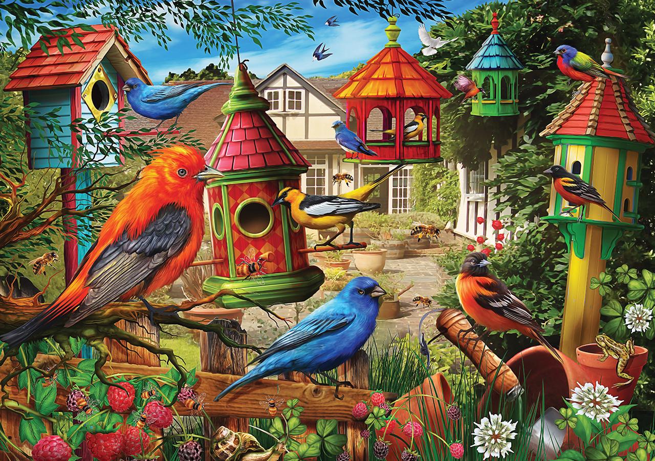 Puzzle Ciro Marchetti: Záhrady vtáčieho domu