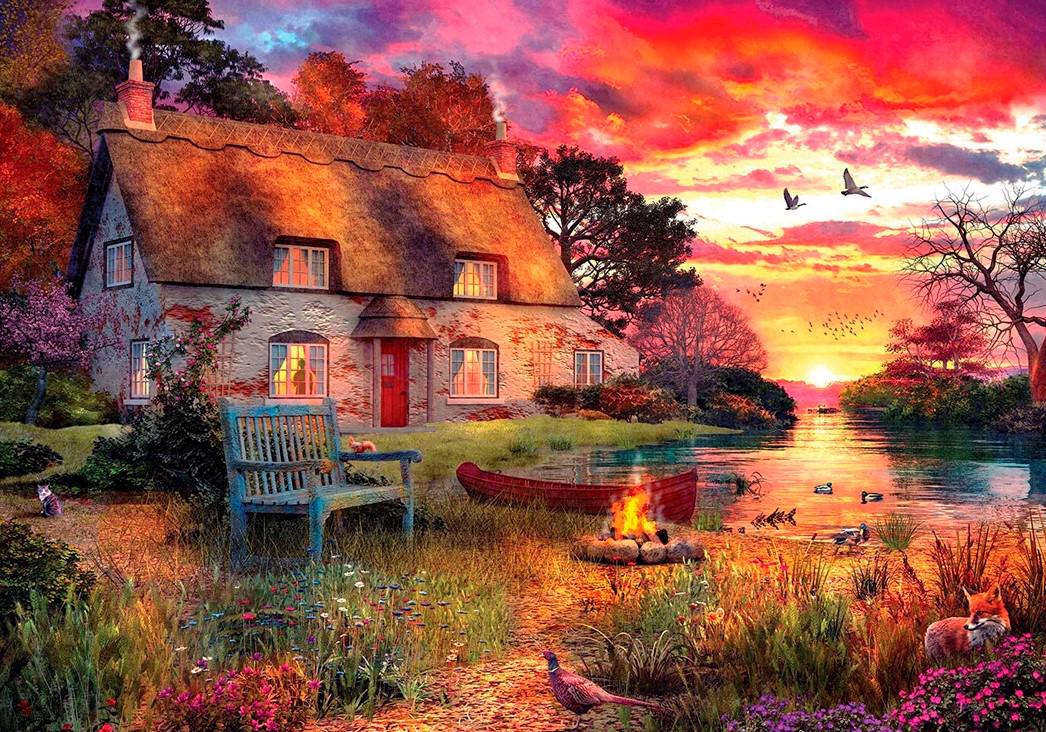 Puzzle Davison: Sunset Cottage 4000