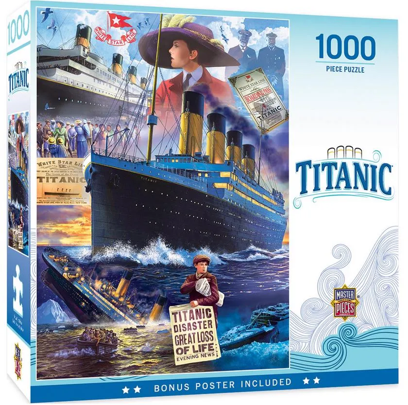 Puzzle Titanic Collage 1000