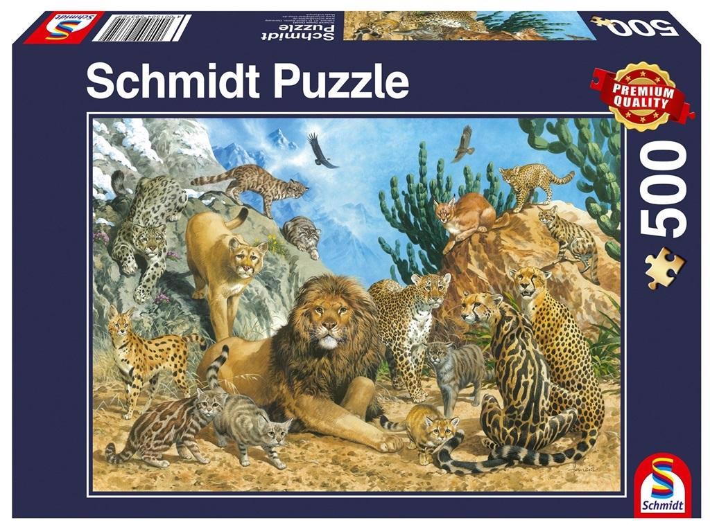 Puzzle Duże koty