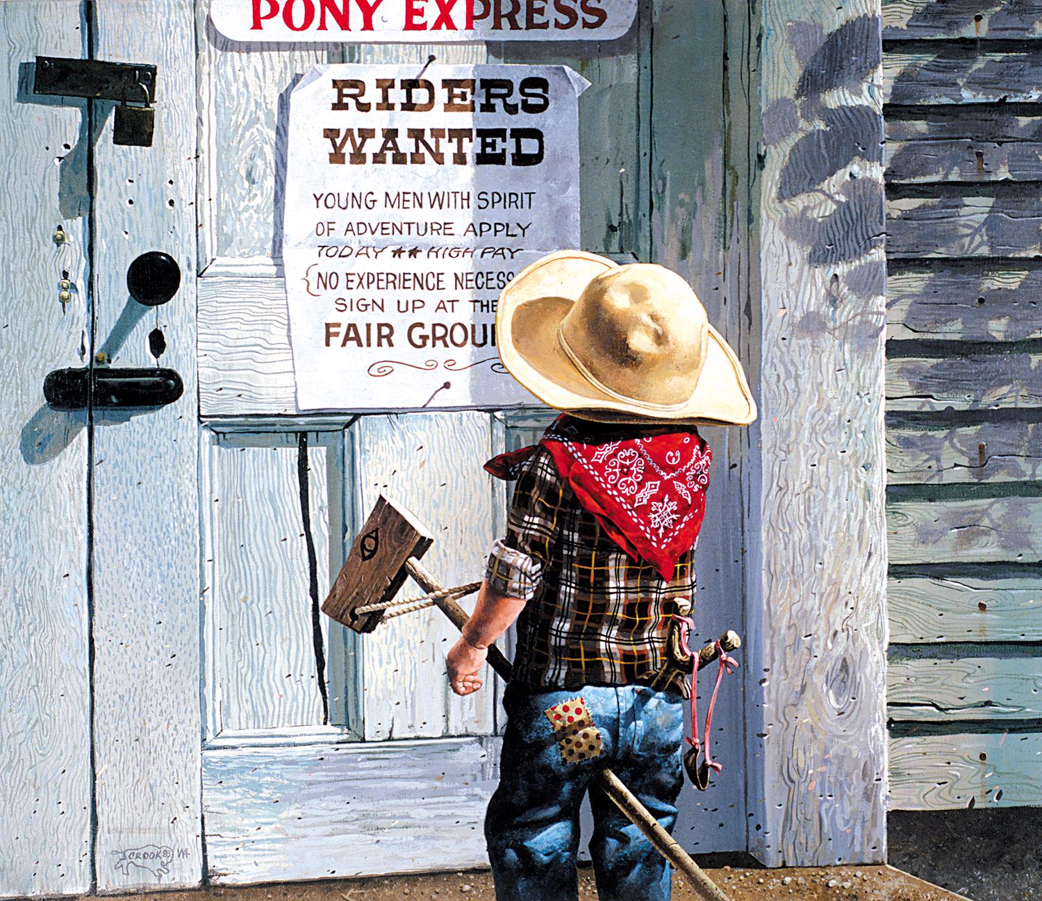 Puzzle Don Crook - Riders Wanted