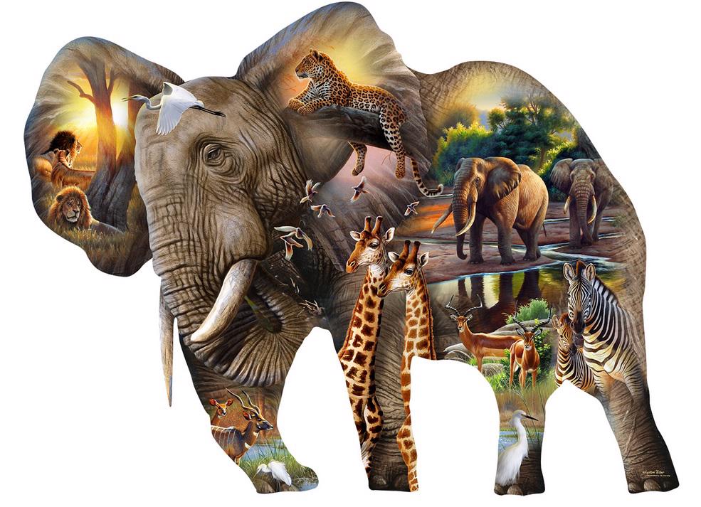 Puzzle Słoń