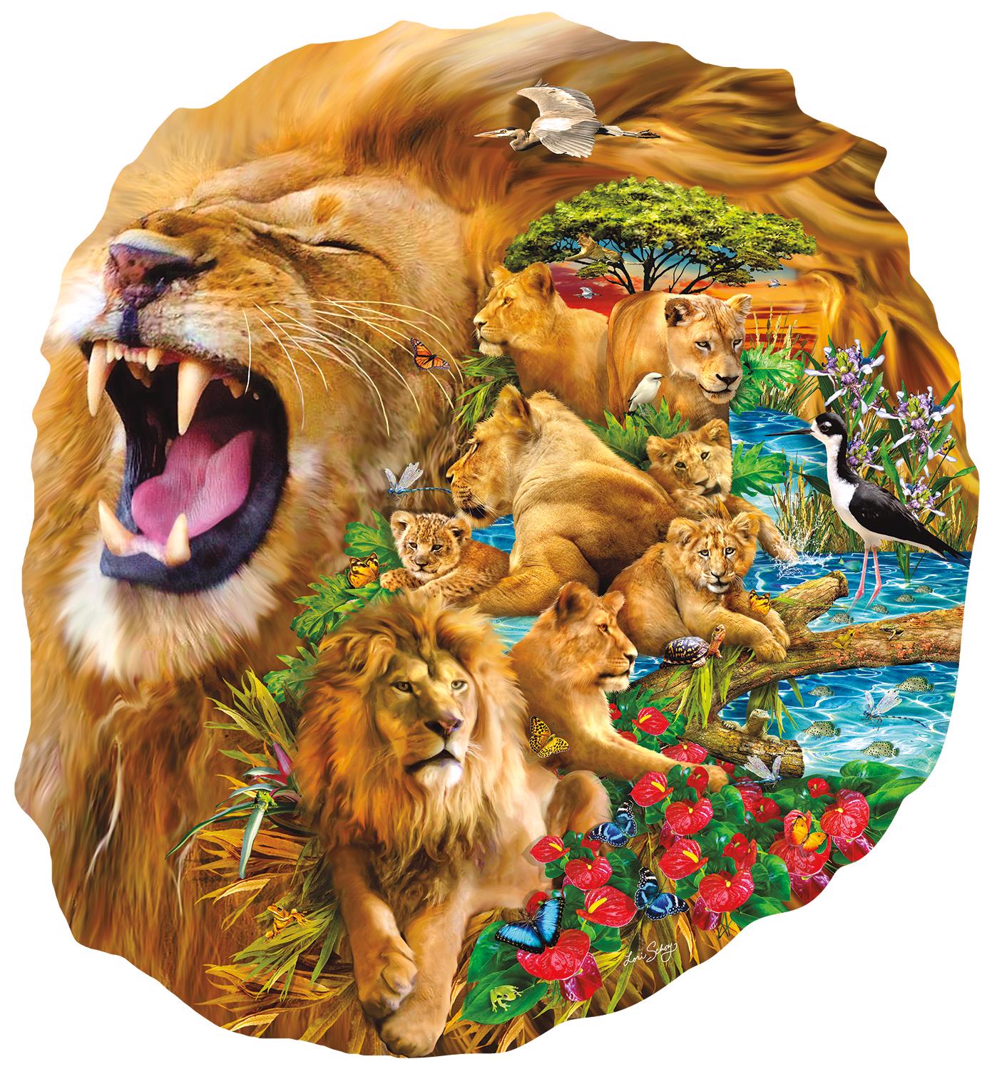 Puzzle Lori Schory - Lion Family