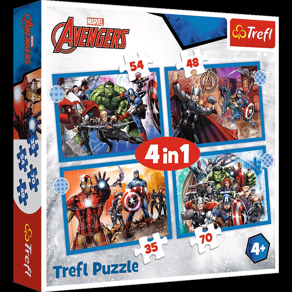 Puzzle 4v1 Hero Avengers