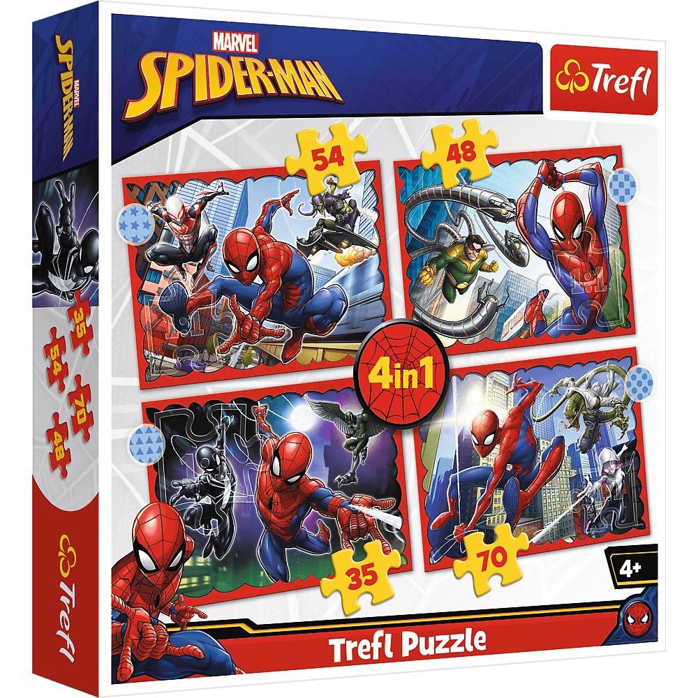 Puzzle 4v1 Hero Spiderman