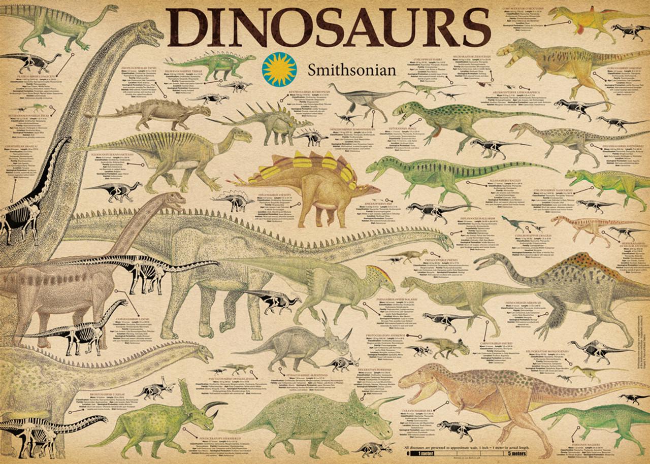 Puzzle Dinosaures 1000