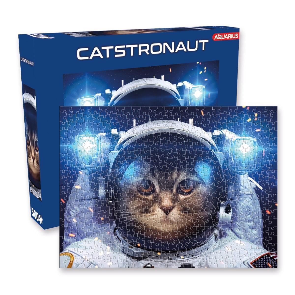 Puzzle Mačka astronaut