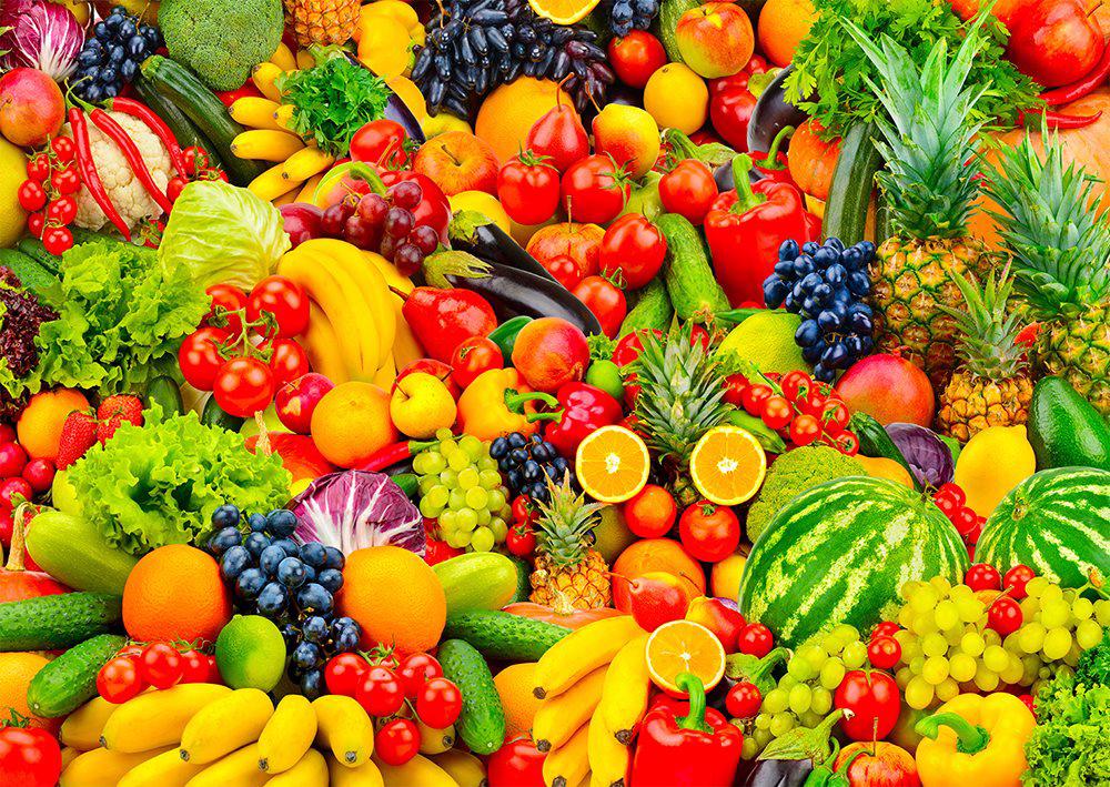 Puzzle Früchte und Gemüse