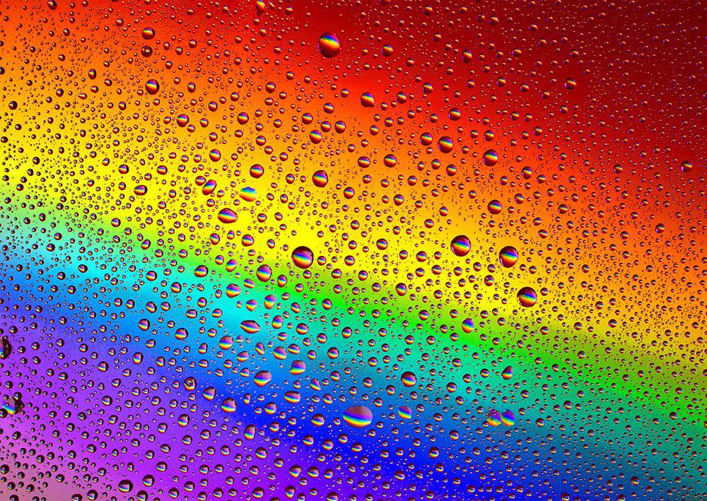 Puzzle gotas de arcoiris