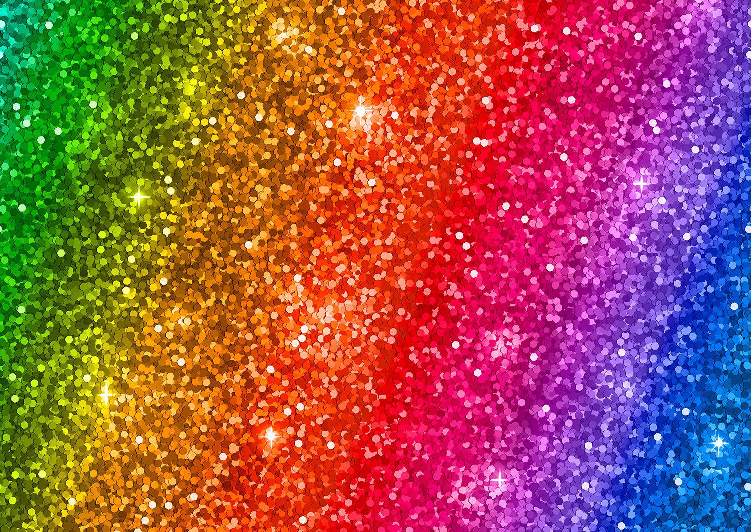 Puzzle Rainbow Glitter Gradientti