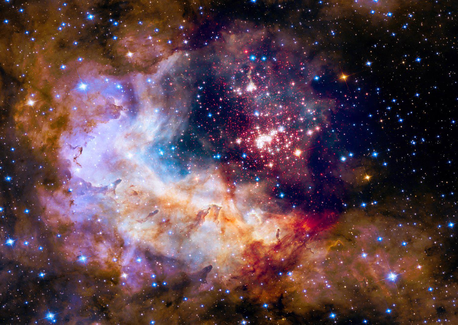 Puzzle Stjärnkluster i Vintergatans galax
