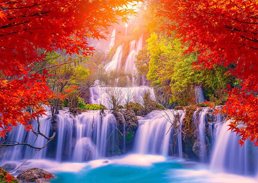 Thee Lor Su Waterfall in Autumn, Thailand