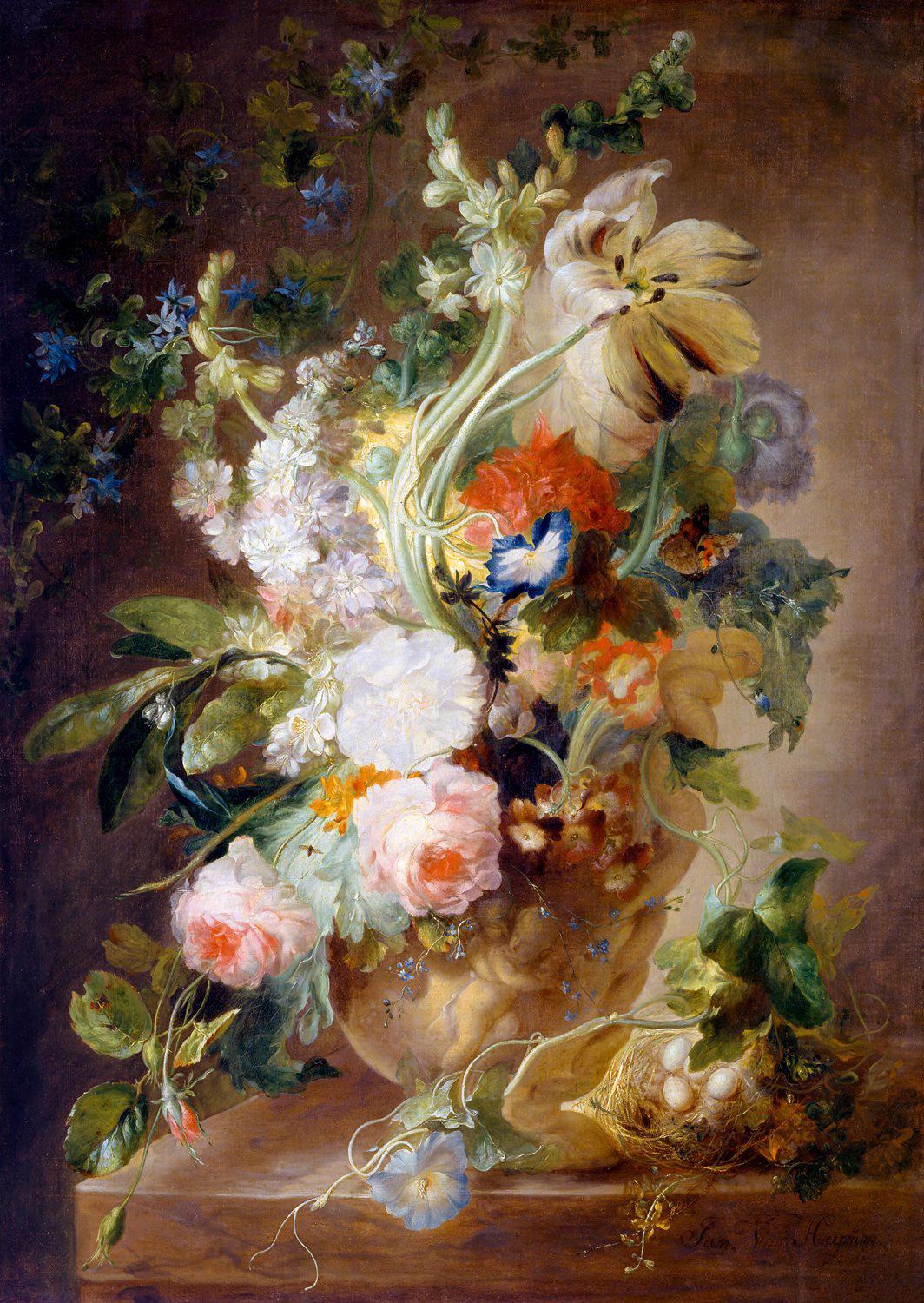 Puzzle Váza s květinami