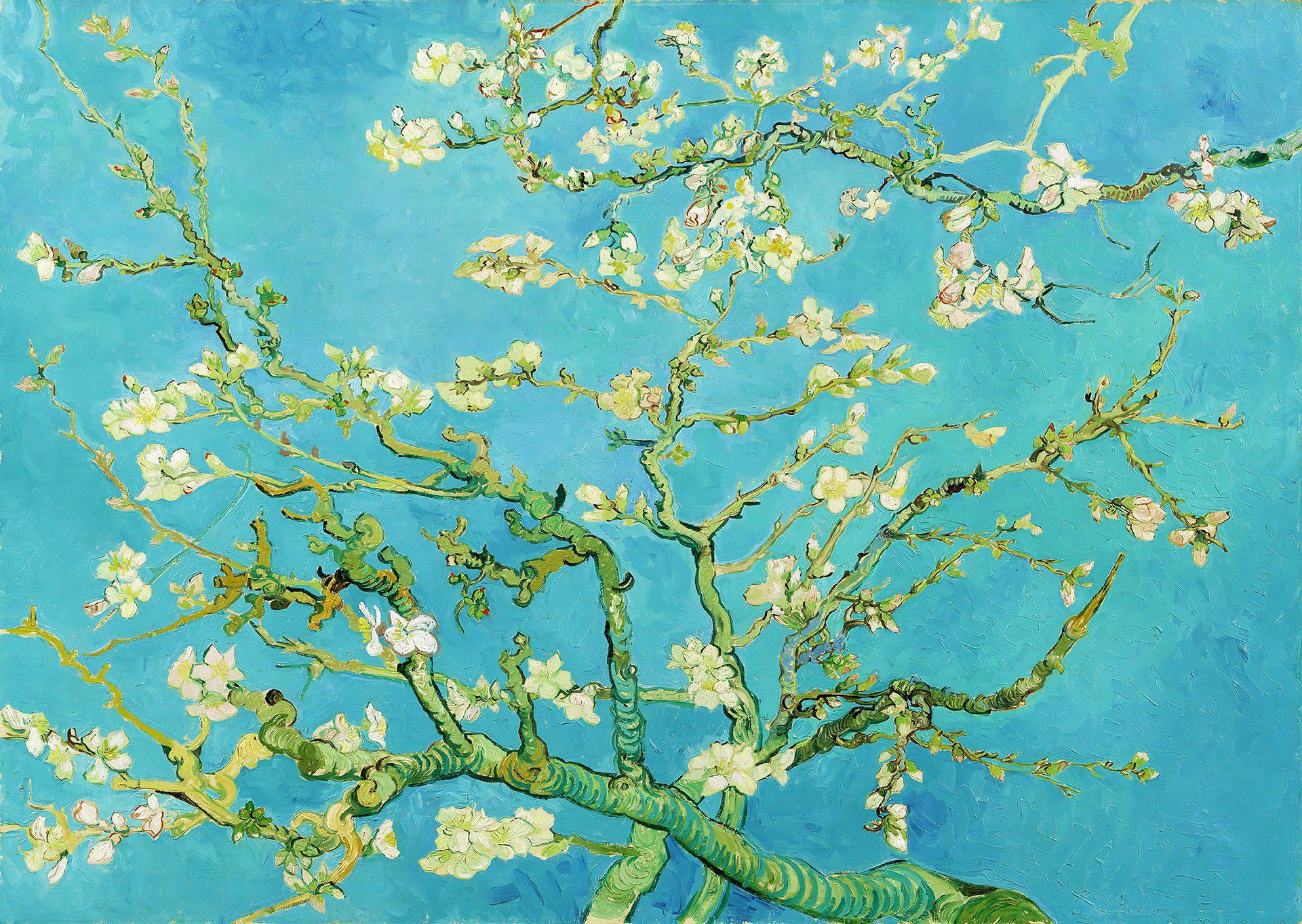 Puzzle Vincent Van Gogh: Kwiat migdałów