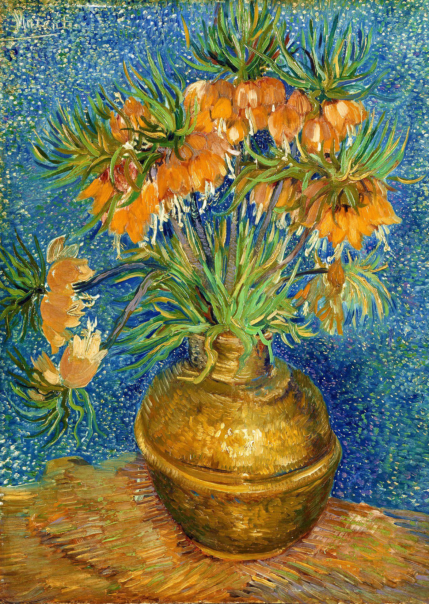Puzzle Vincent Van Gogh: Fritillaries i en kopparvas