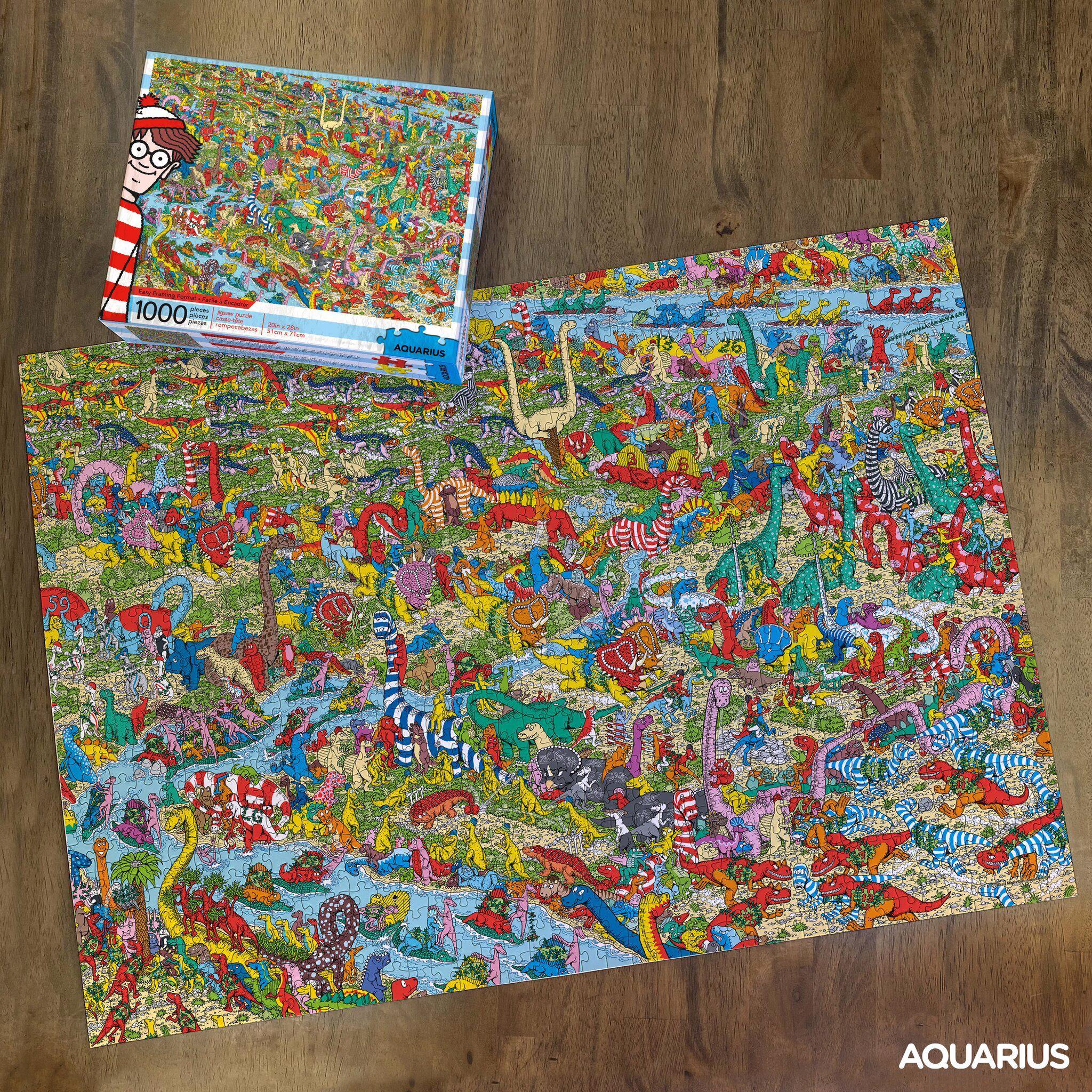Puzzle Kde je Waldo - Dinosaury