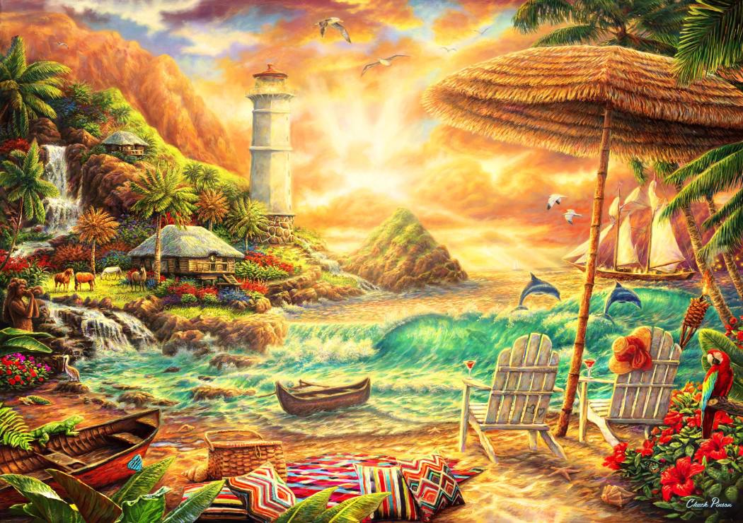 Puzzle Chuck Pinson: Love the Beach