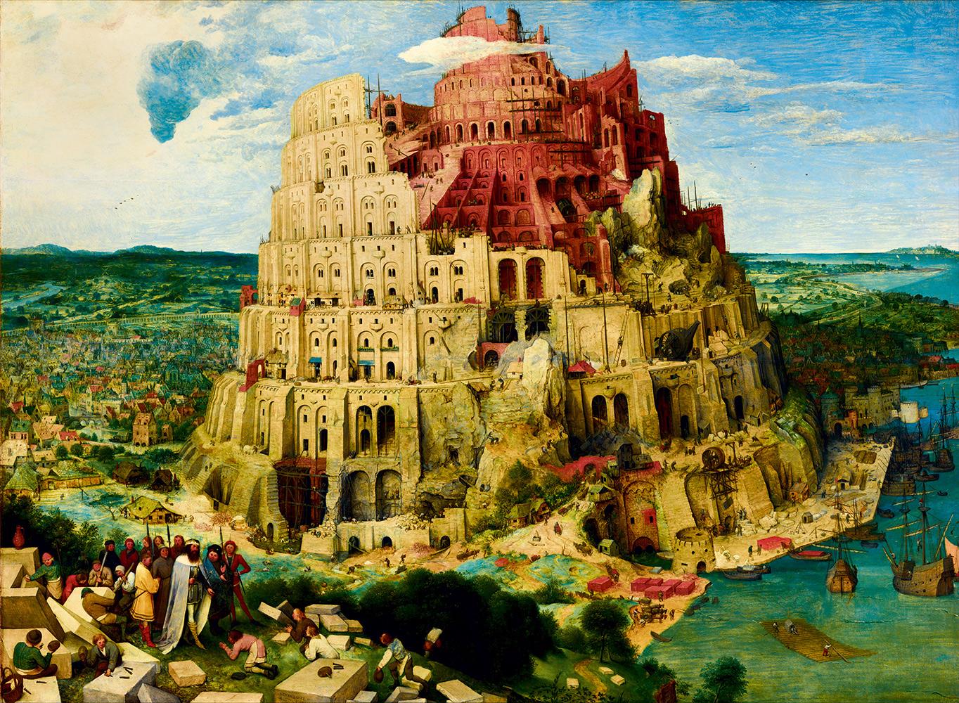 Puzzle Brueghel: Bábel tornya, 1563