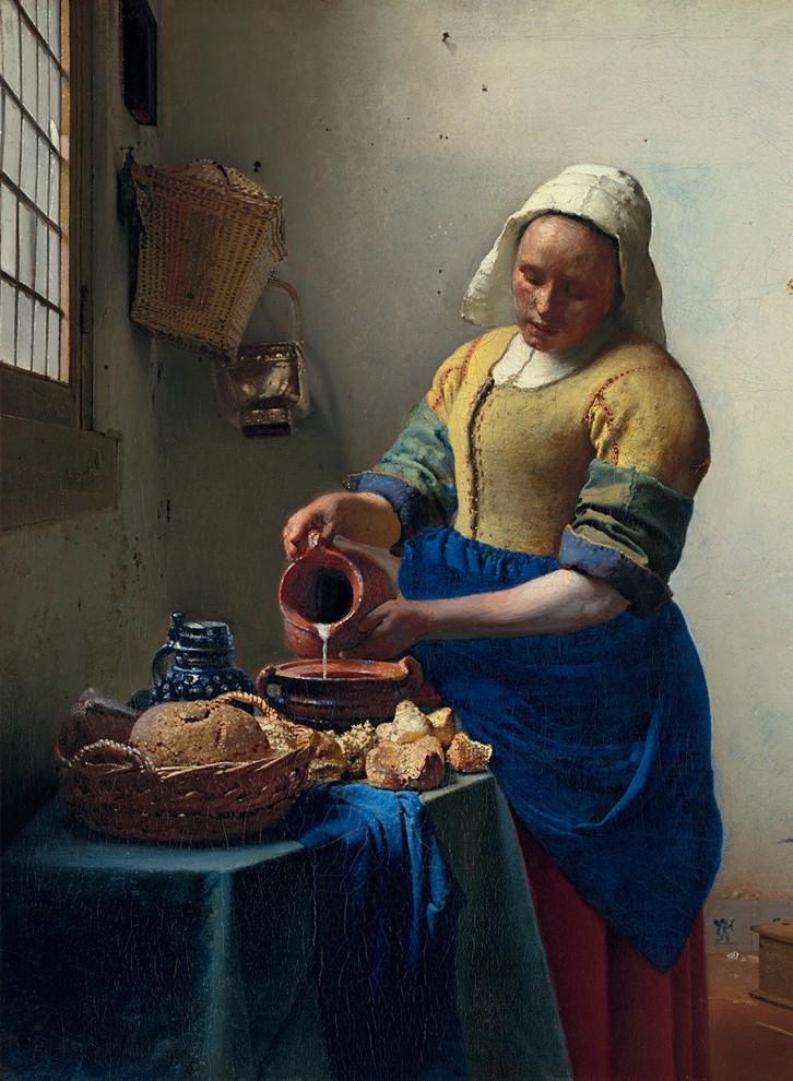 Puzzle Vermeer Johannes - Mljekarica 3000