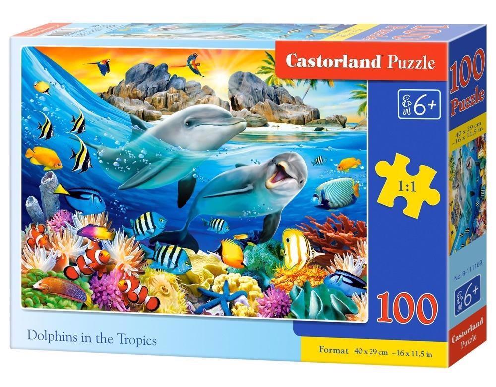 Puzzle Dolphins in the Tropics 100