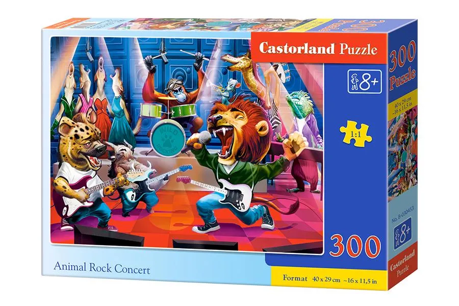 Puzzle Živalski rock koncert 300