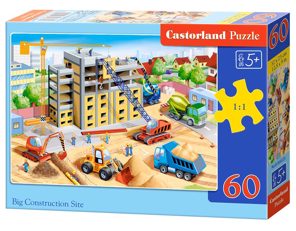 Puzzle Big Construction Site 60, 40 - 99 pieces
