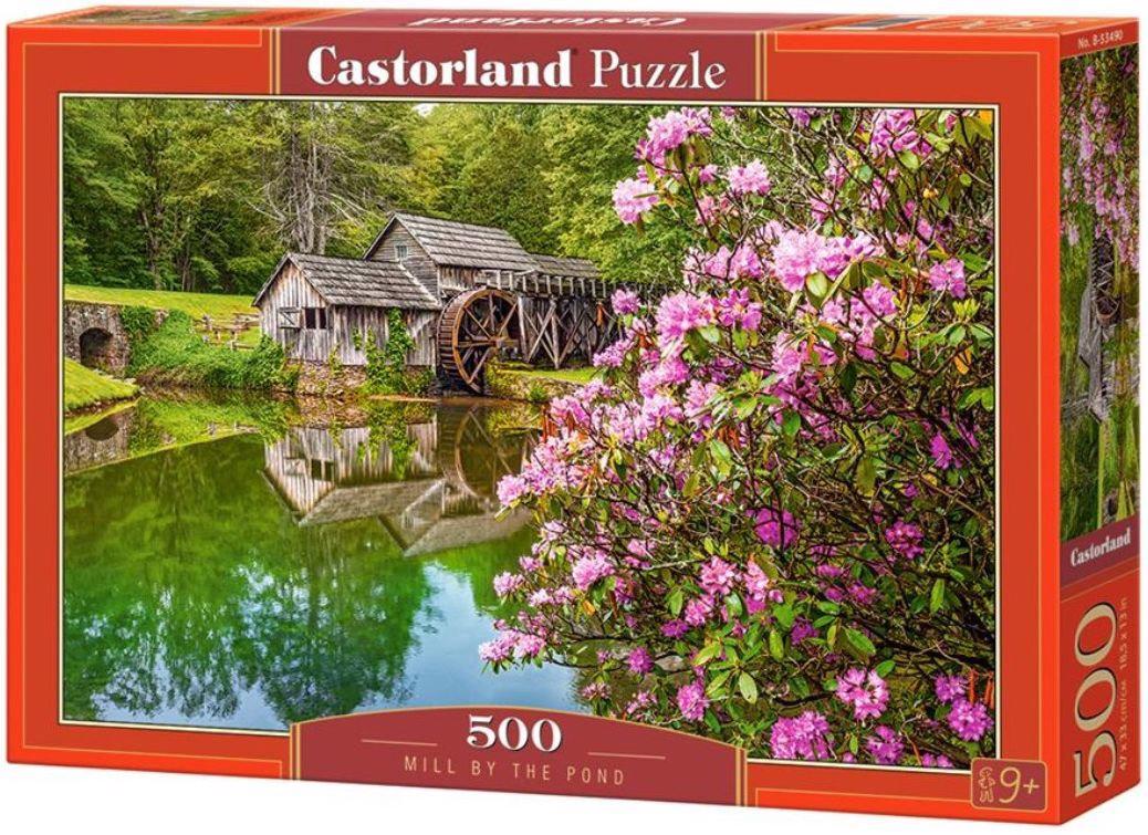 Puzzle Mill by the Pond, 500 pieces | PuzzleMania.eu